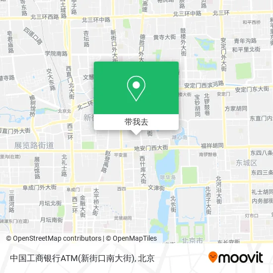 中国工商银行ATM(新街口南大街)地图