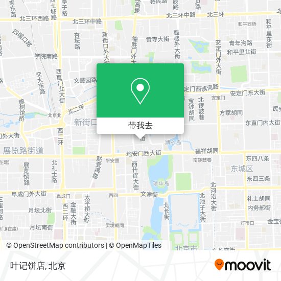 叶记饼店地图