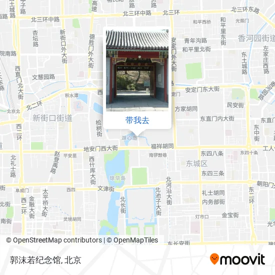 郭沫若纪念馆地图
