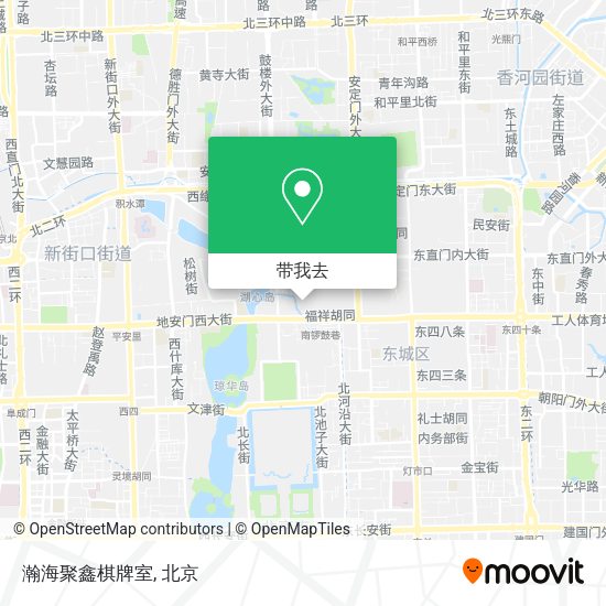 瀚海聚鑫棋牌室地图