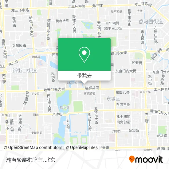 瀚海聚鑫棋牌室地图