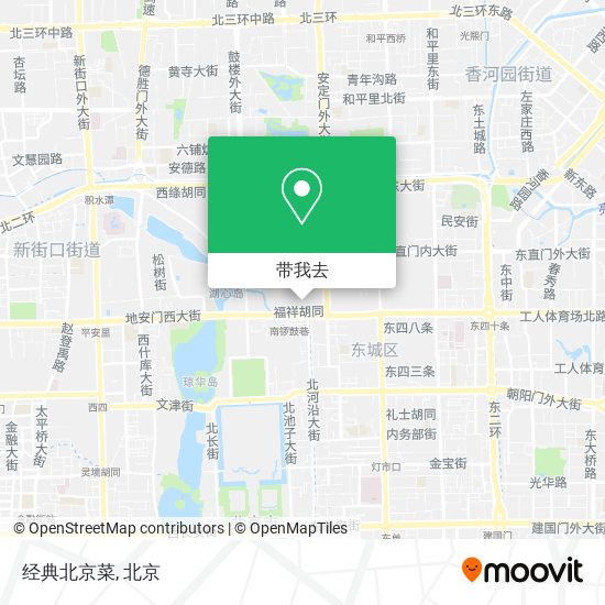 经典北京菜地图