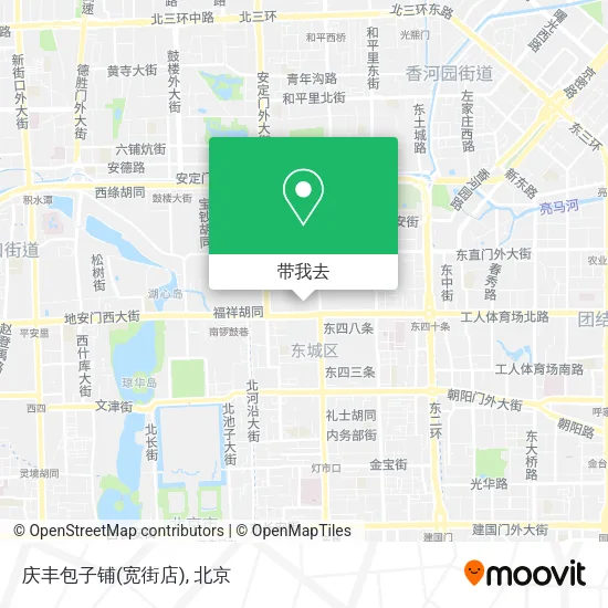 庆丰包子铺(宽街店)地图