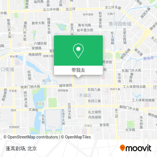 蓬蒿剧场地图