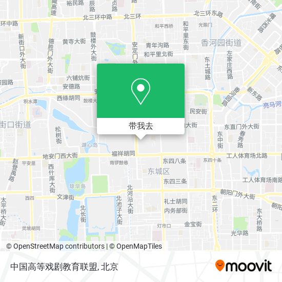 中国高等戏剧教育联盟地图