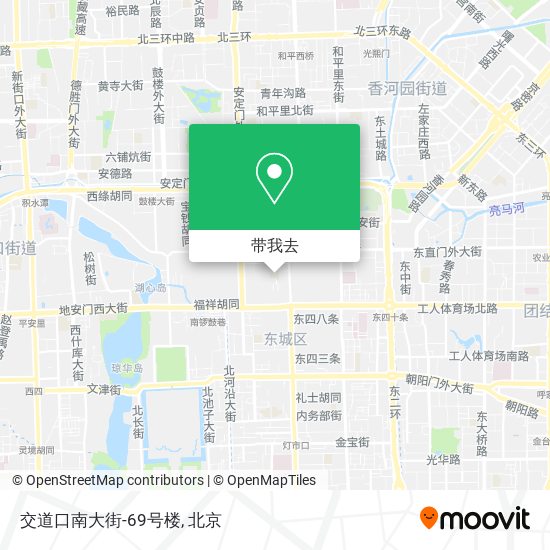 交道口南大街-69号楼地图