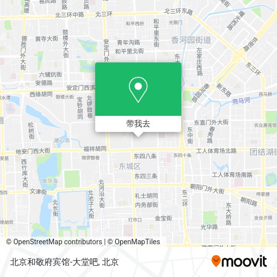 北京和敬府宾馆-大堂吧地图