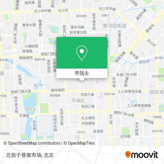 北剪子巷菜市场地图