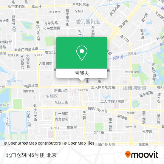 北门仓胡同6号楼地图
