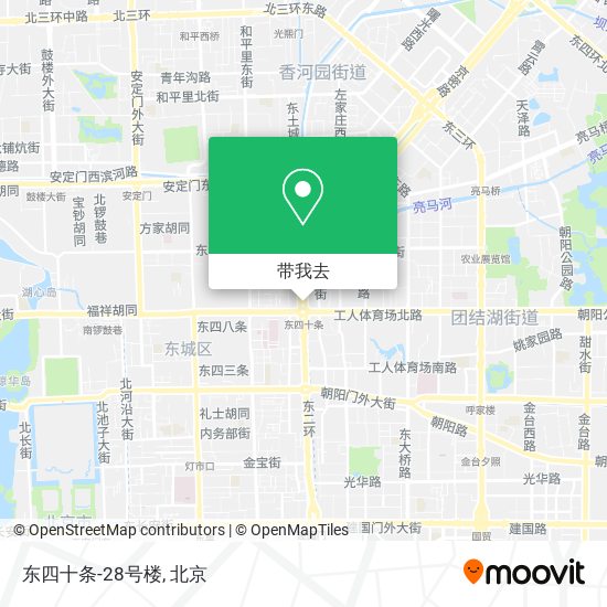 东四十条-28号楼地图