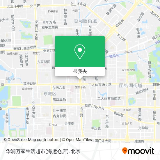 华润万家生活超市(海运仓店)地图