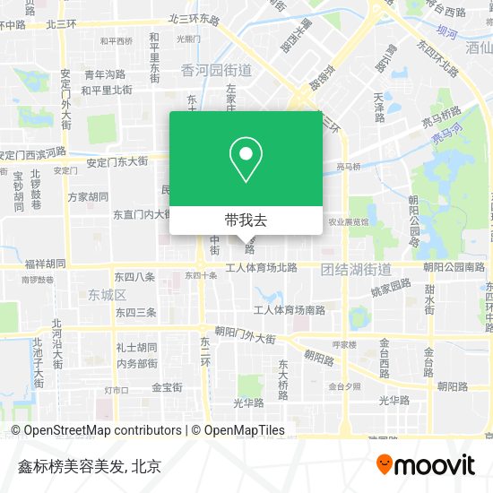 鑫标榜美容美发地图