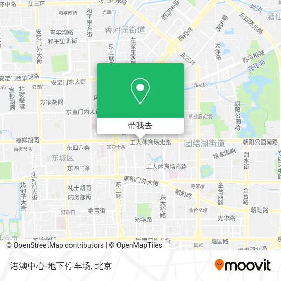 港澳中心-地下停车场地图