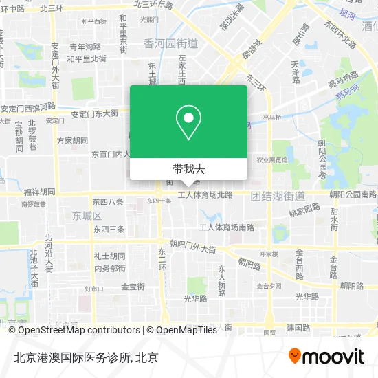 北京港澳国际医务诊所地图