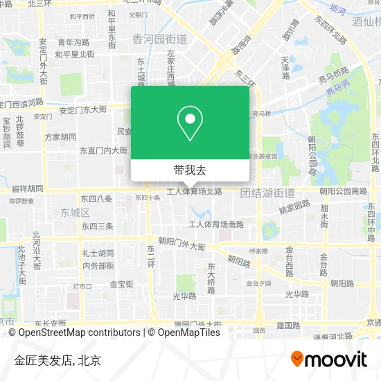 金匠美发店地图