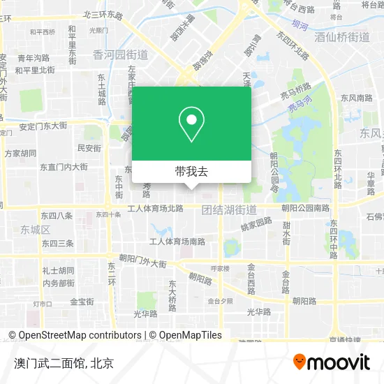 澳门武二面馆地图