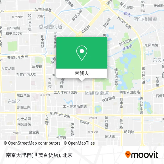 南京大牌档(世茂百货店)地图
