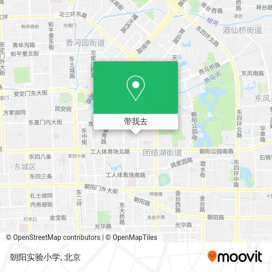 朝阳实验小学地图