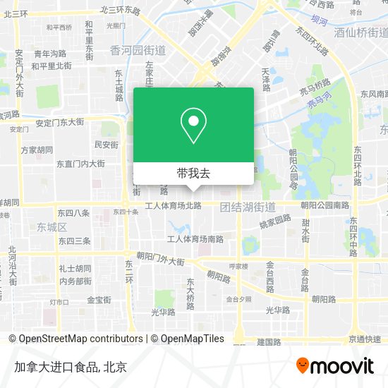 加拿大进口食品地图