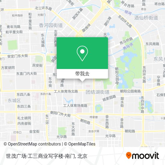 世茂广场·工三商业写字楼-南门地图