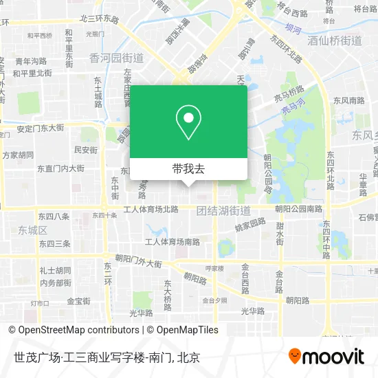 世茂广场·工三商业写字楼-南门地图
