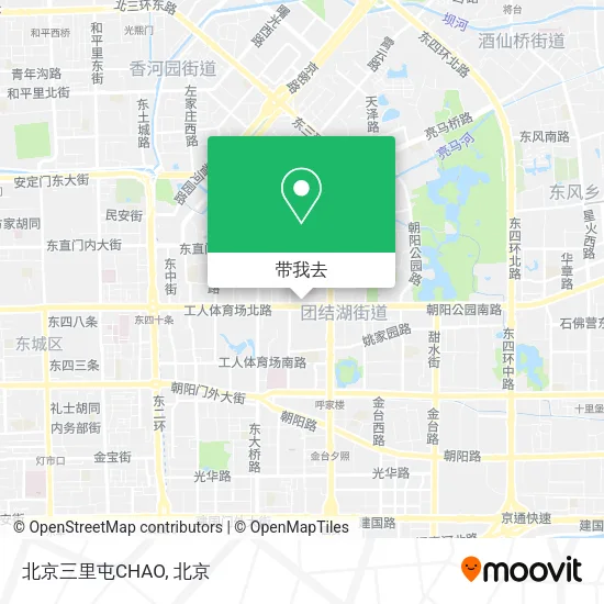 北京三里屯CHAO地图