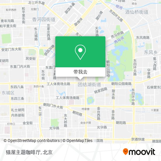 猫屋主题咖啡厅地图
