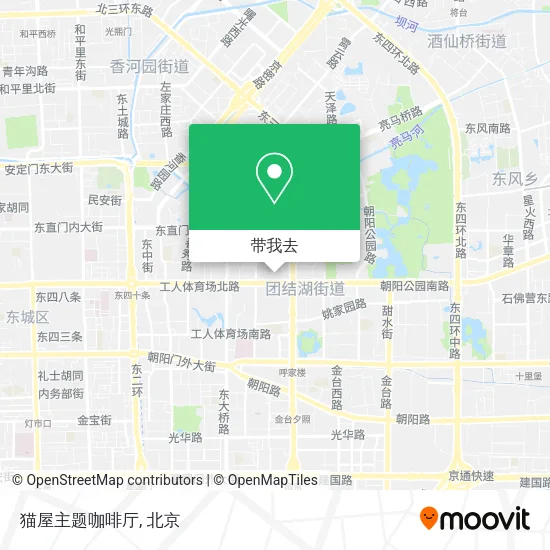 猫屋主题咖啡厅地图