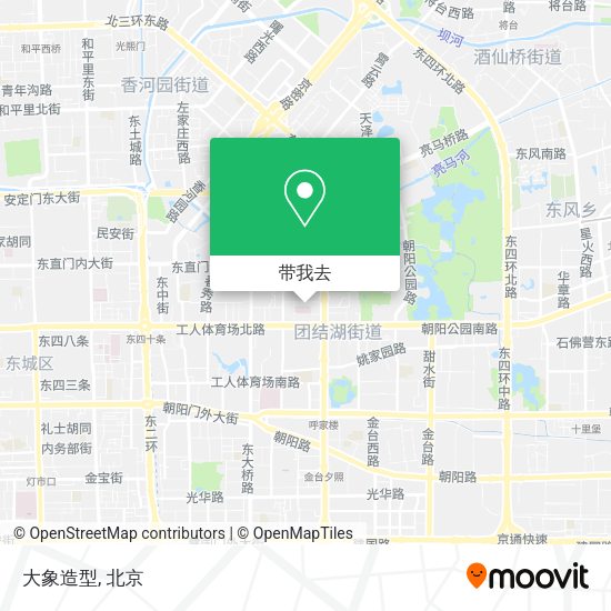 大象造型地图