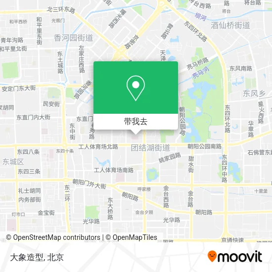 大象造型地图
