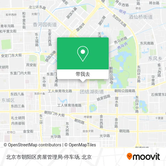 北京市朝阳区房屋管理局-停车场地图