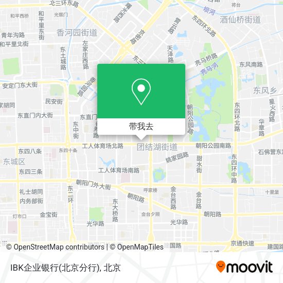 IBK企业银行(北京分行)地图