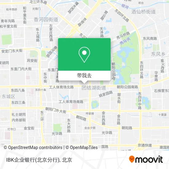 IBK企业银行(北京分行)地图