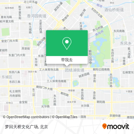 梦回天桥文化广场地图