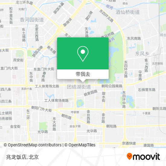 兆龙饭店地图