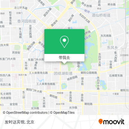 发时达宾馆地图