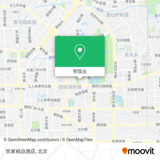 世家精品酒店地图