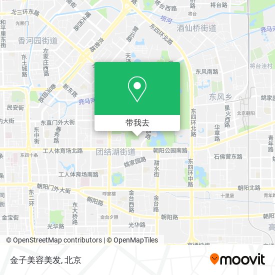 金子美容美发地图