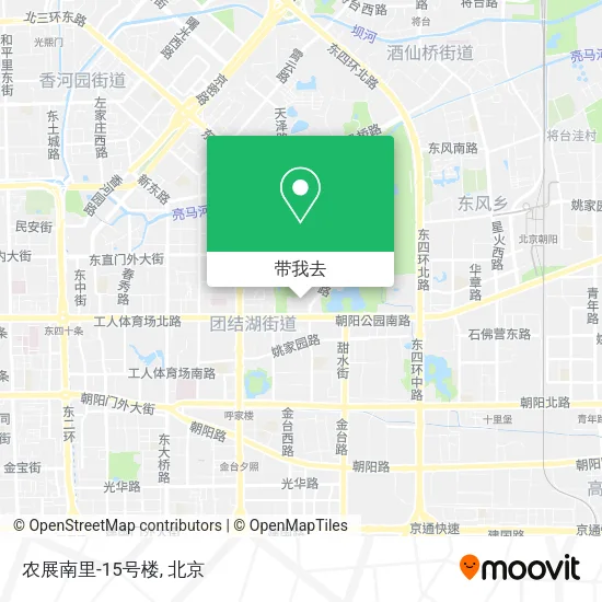农展南里-15号楼地图