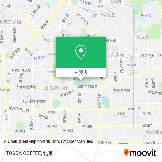 TOSCA COFFEE地图