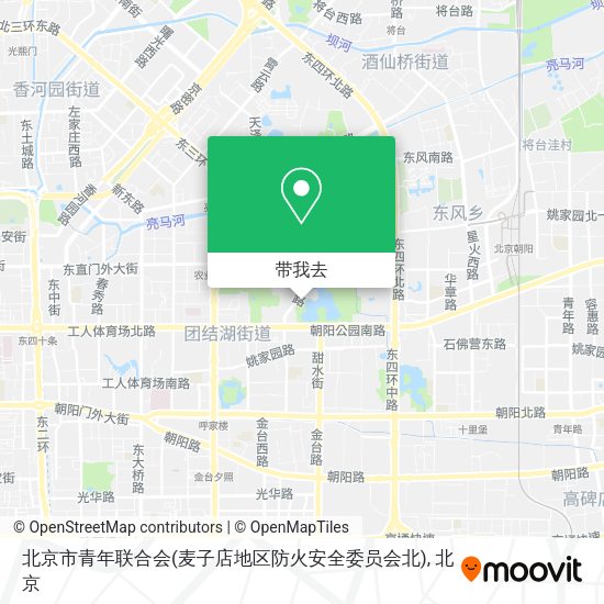 北京市青年联合会(麦子店地区防火安全委员会北)地图