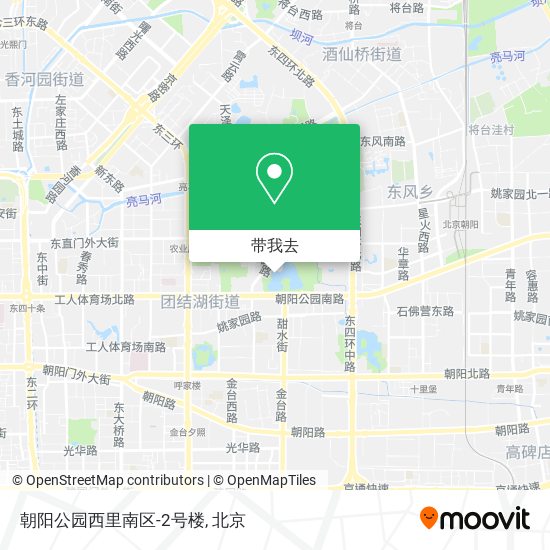 朝阳公园西里南区-2号楼地图
