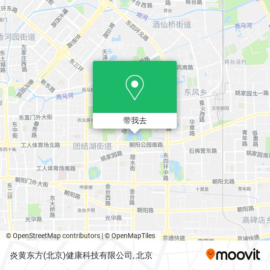 炎黄东方(北京)健康科技有限公司地图