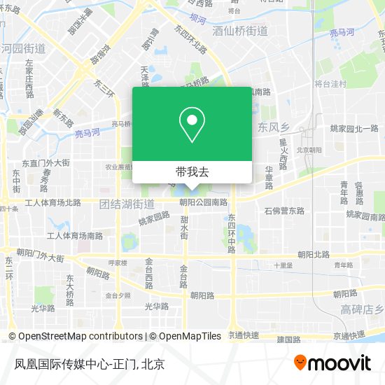 凤凰国际传媒中心-正门地图
