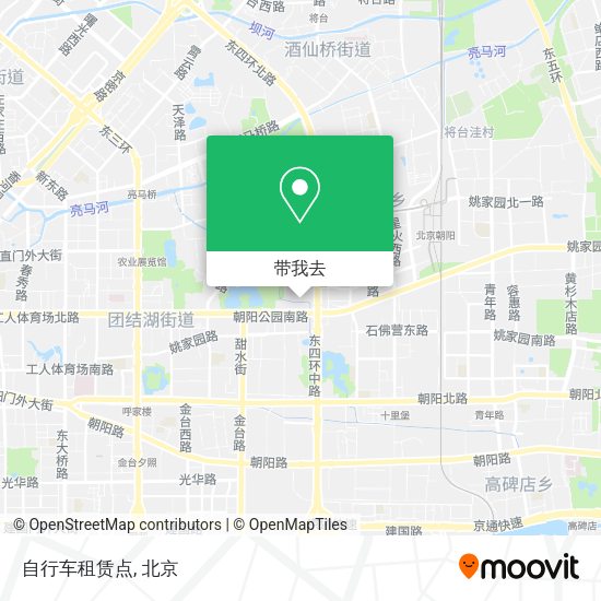 自行车租赁点地图