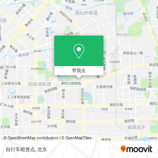 自行车租赁点地图