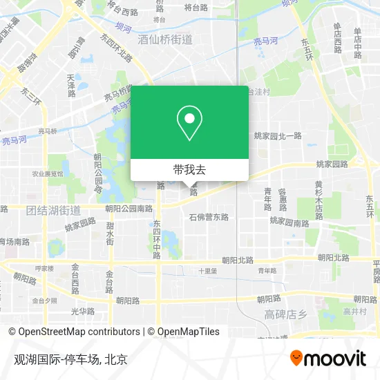 观湖国际-停车场地图