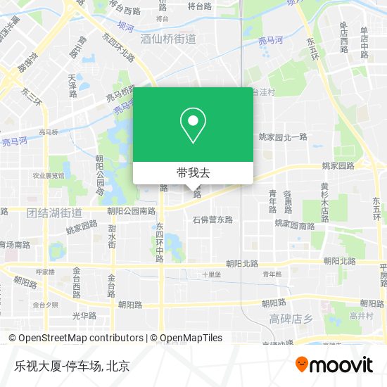 乐视大厦-停车场地图