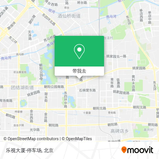 乐视大厦-停车场地图