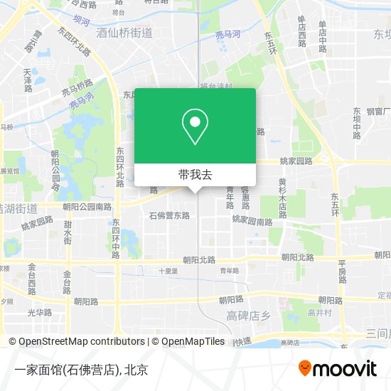 一家面馆(石佛营店)地图